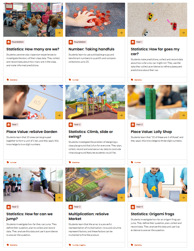 teaching sequences screenshot