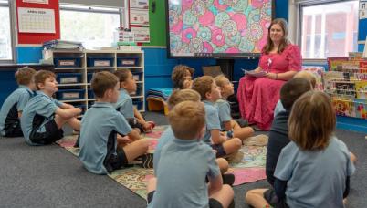 Students all sitting together